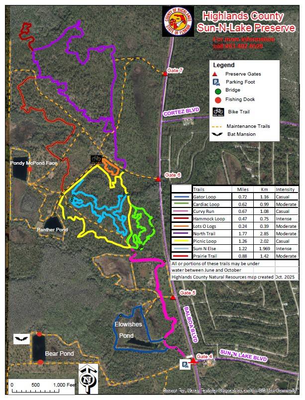 Preserve Trail Map